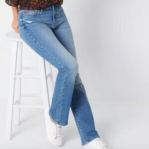 a.n.a Womens High Rise Vintage Bootcut Jean , Blue Size 12